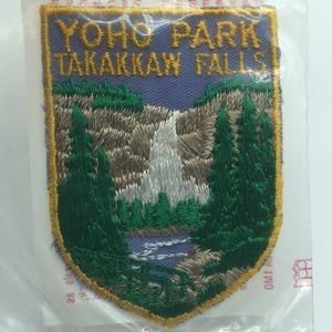 Yoho Park Takakkaw Falls Badge Patch Souvenir